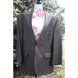 Ralph Lauren Brown Wool 44 Chocolate Brown Blazer Suit Jacket Business 2 Button